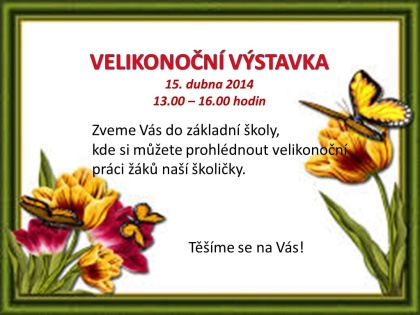 Velikonoce 2014